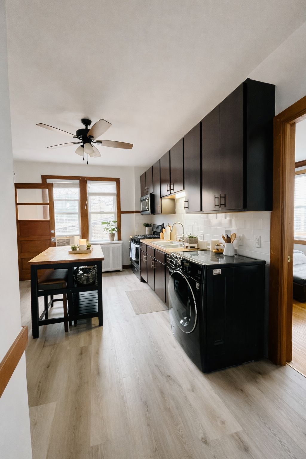 Fully equipped kitchen with everything needed for real cooking.