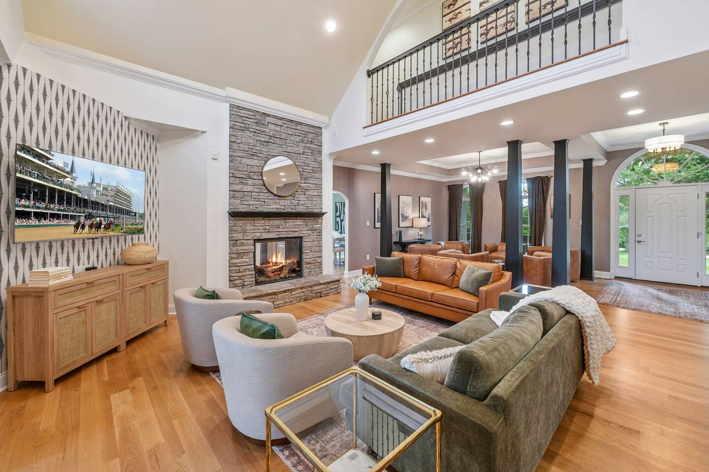 Living room at The Chalet
