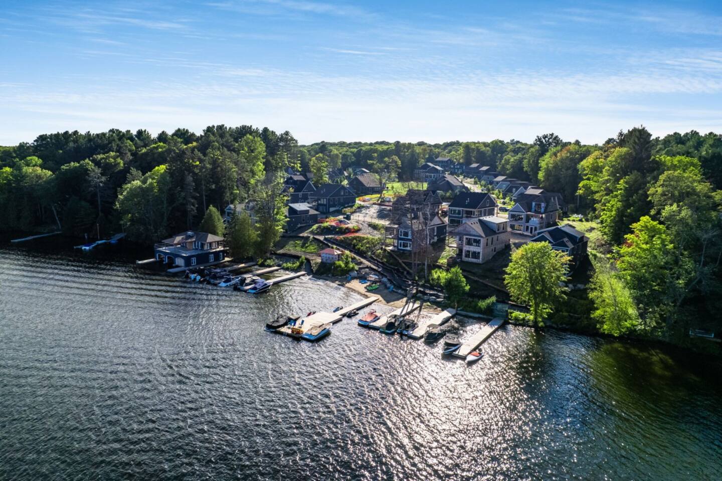 Surrounded by nature, with Lake Rosseau just steps away.