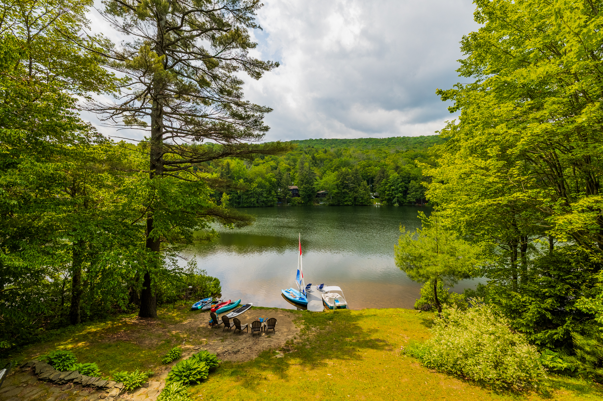 View from the deck