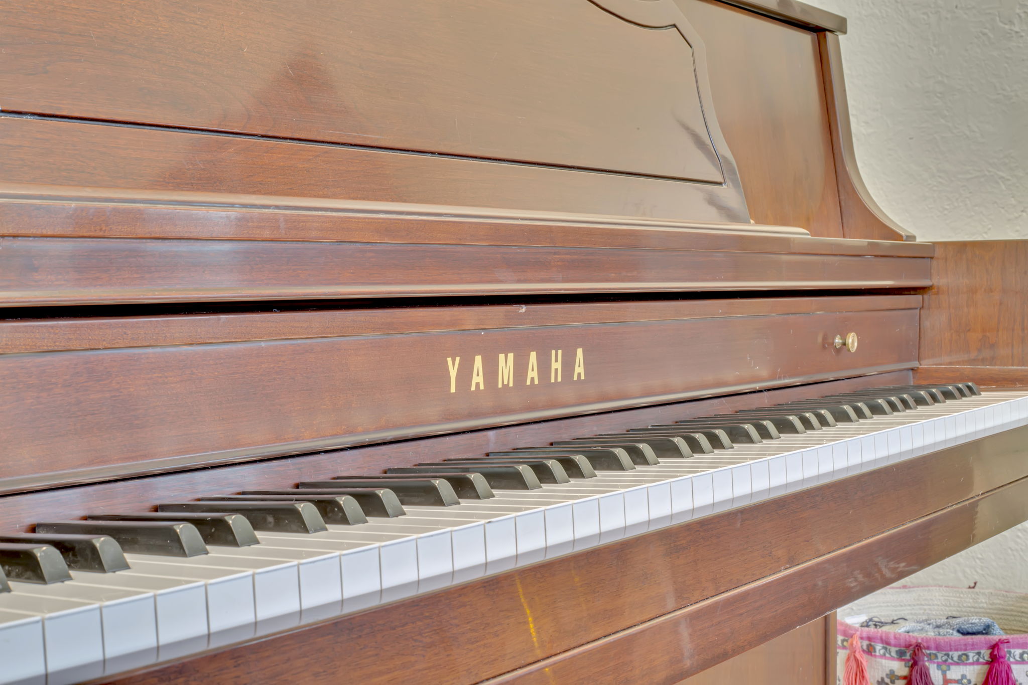 Piano Lounge: Unleash your inner musician on a beautiful Yamaha piano in your San Diego retreat!