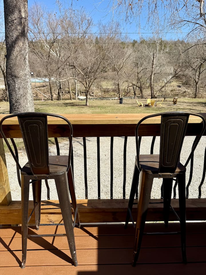 Winter view from your deck