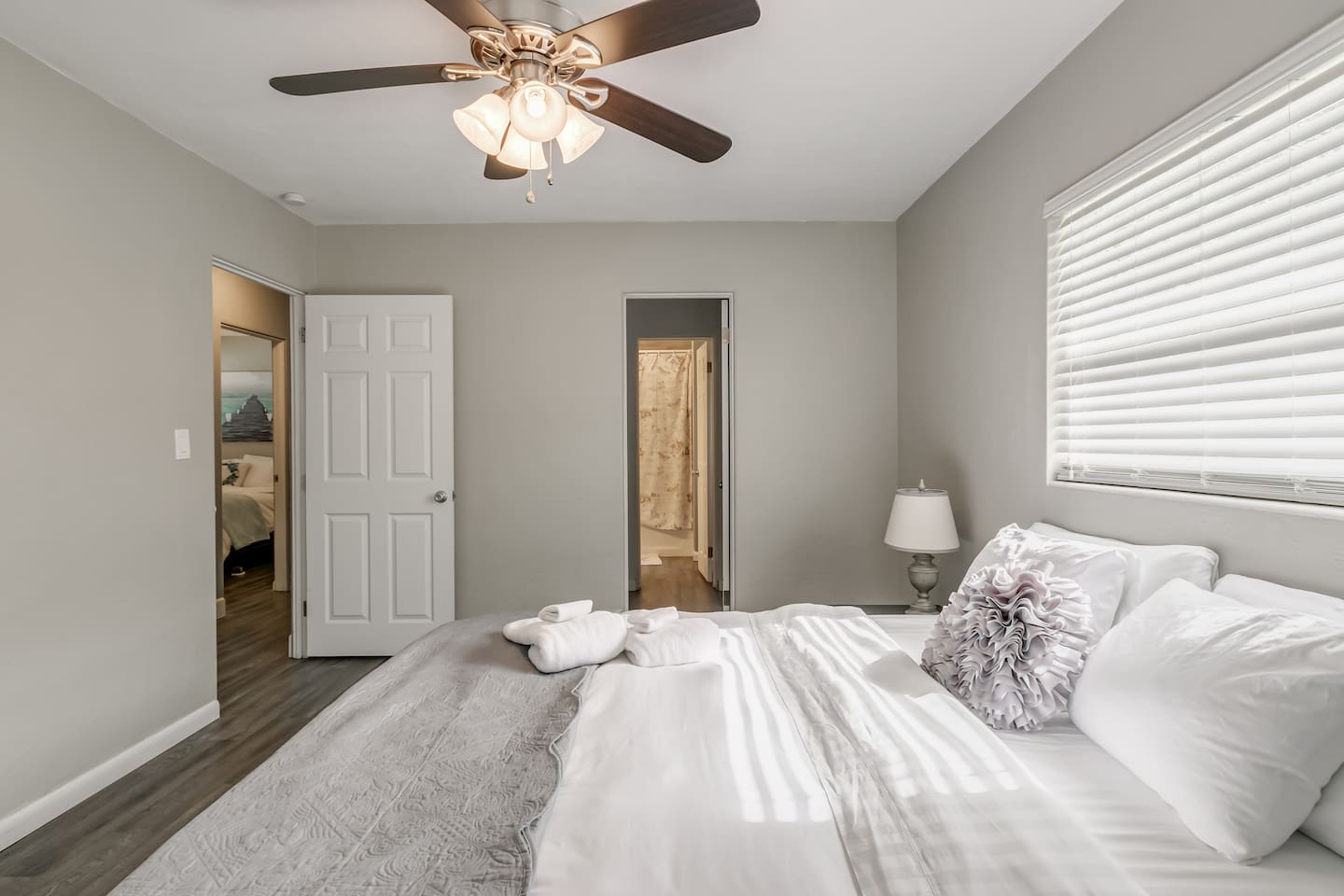 King Bedroom #2 (Directly connects to Hall Bath #2 through Closet)
