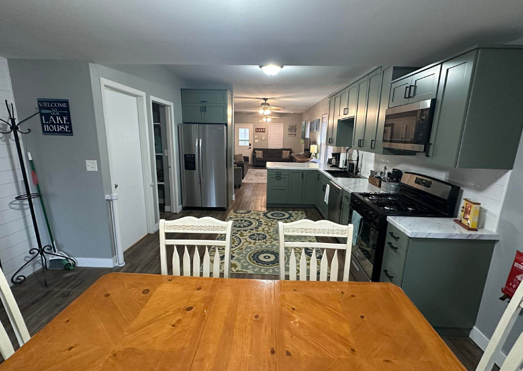 Families will appreciate this open concept.