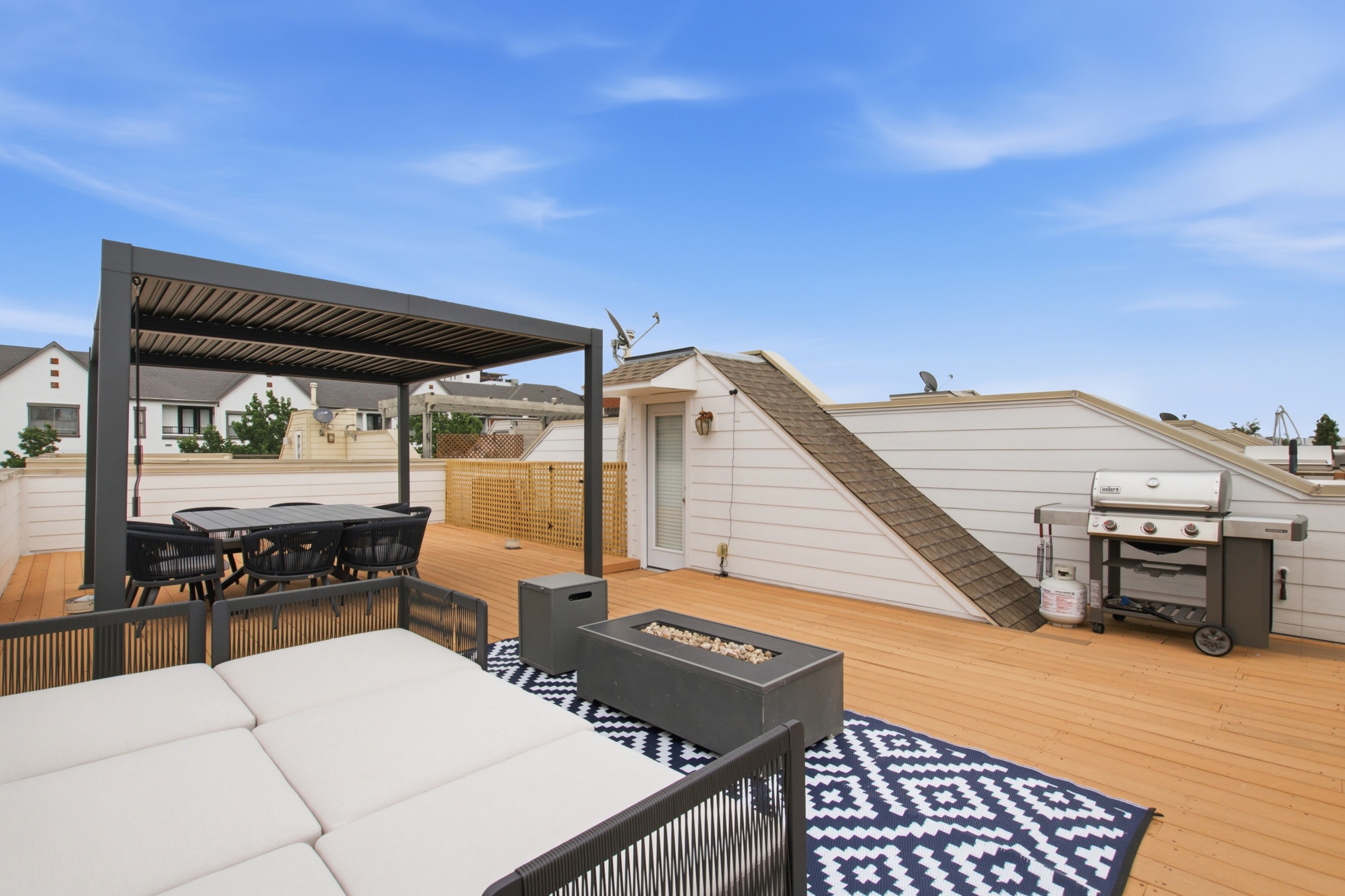 Enjoy stunning views and grilling fun on this spacious outdoor escape!