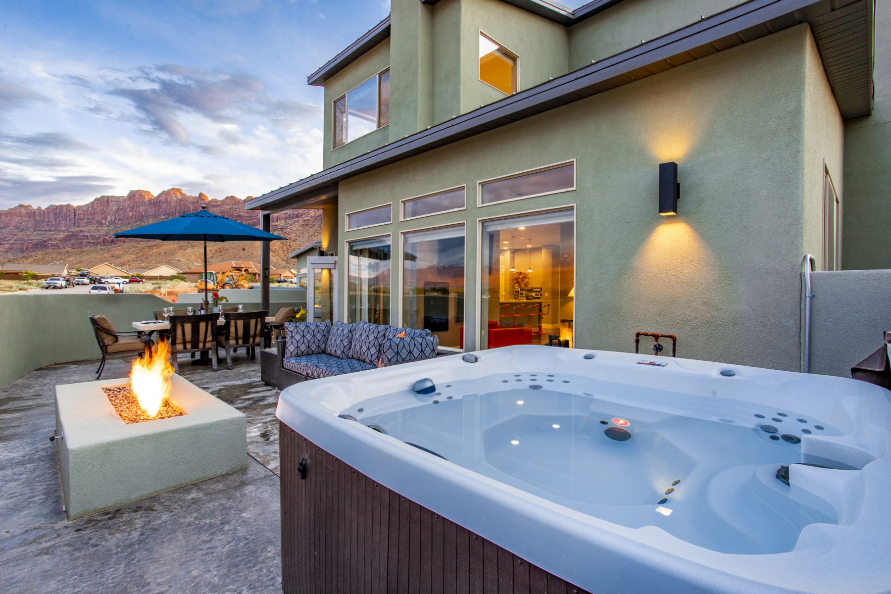 2nd Patio with Private Hot Tub