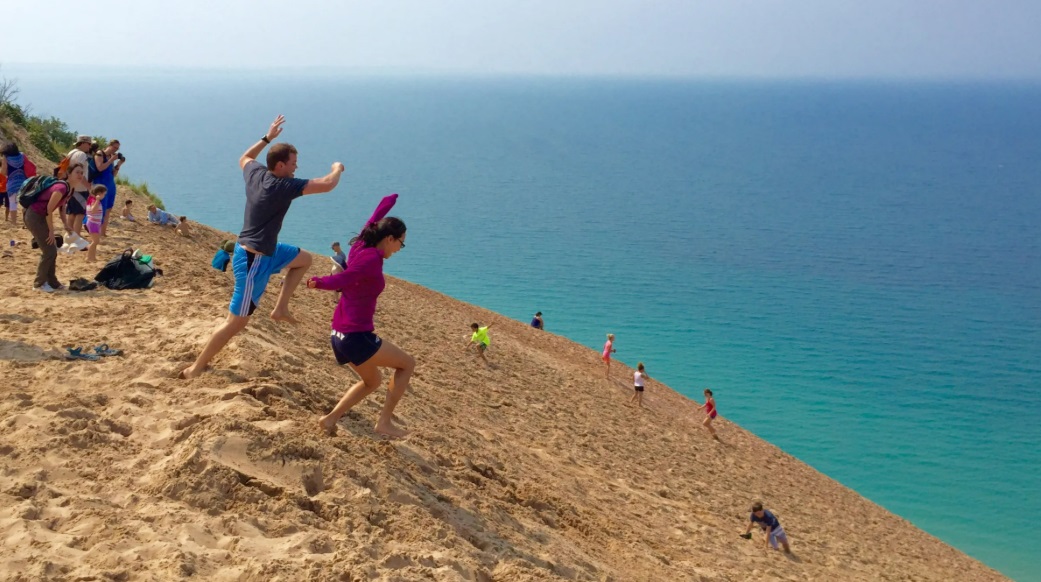 Sleeping Bear Dunes is just 30 minutes away for a full day's adventure climbing the dunes, hiking the trails and enjoying sunsets over Lake Michigan.
