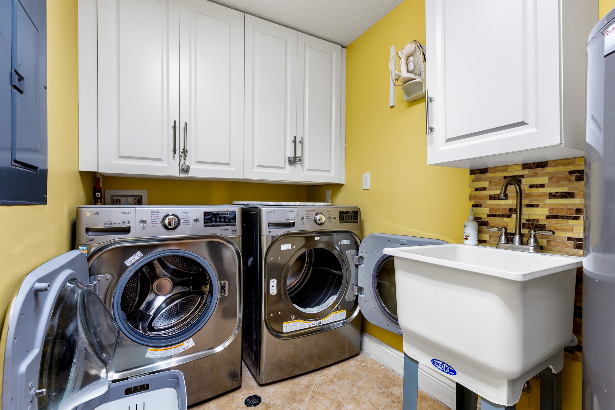Washer Dryer Sink Storage