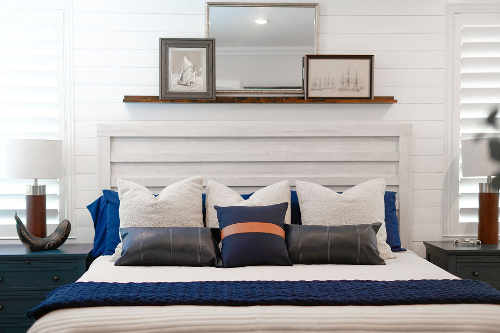 With coastal charm and a comfortable king bed this room has an ensuite bathroom with a walk in shower. 