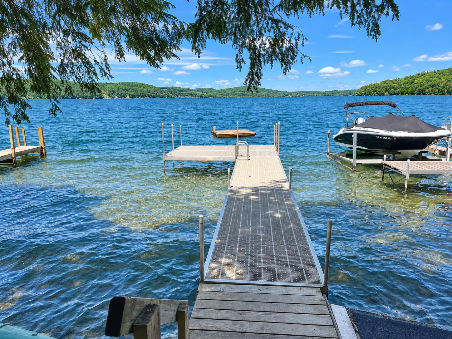 Otsego Lake waterfront shared with other residents of the Lippitt development.