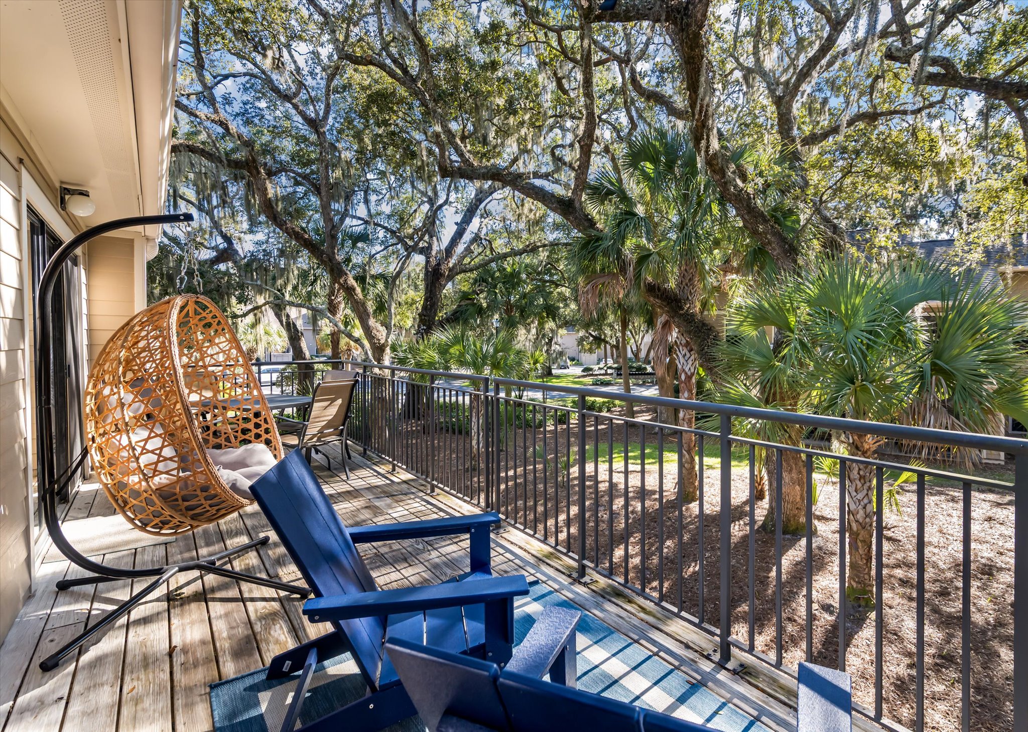 Raised deck with lowcountry views