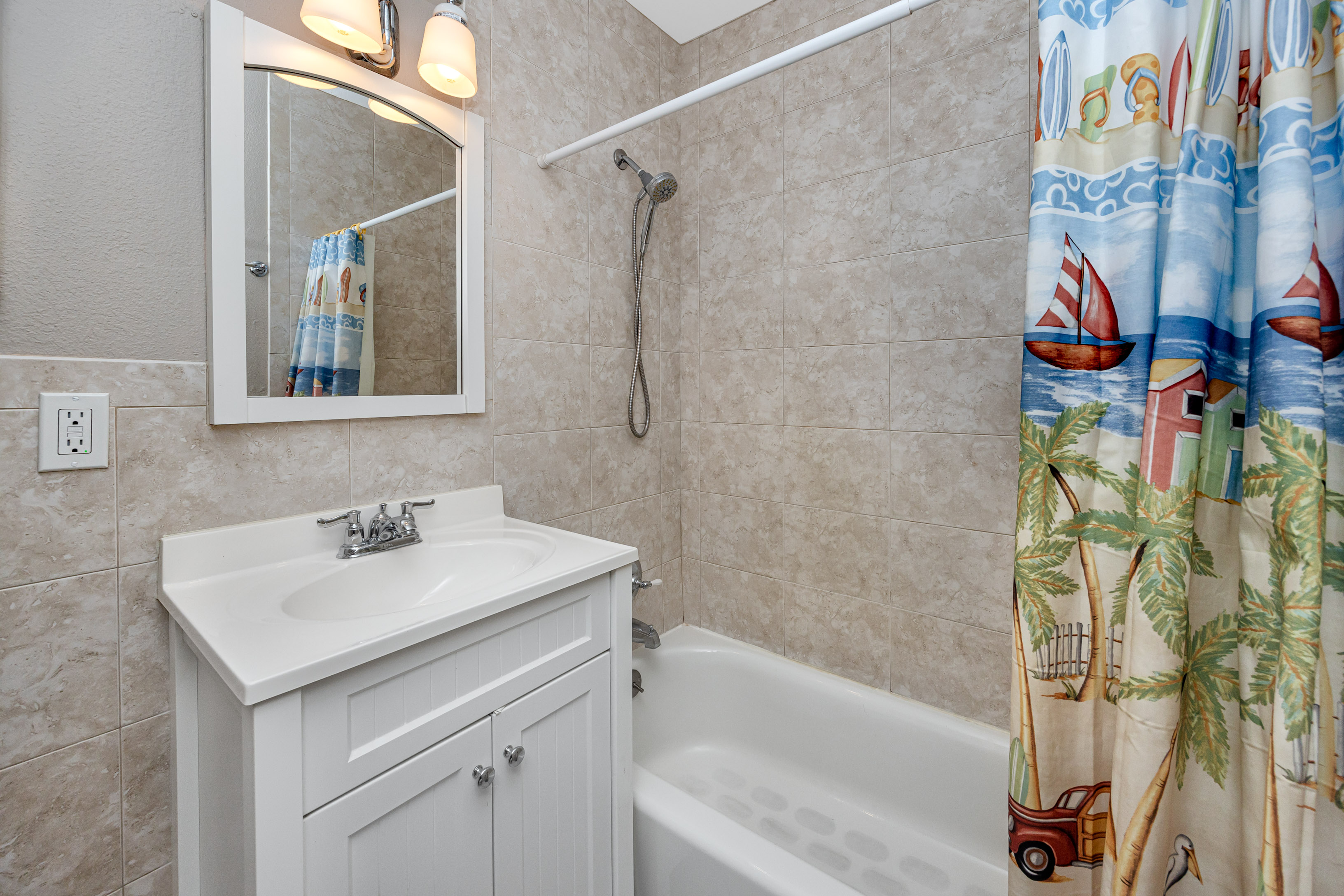 Full Bath with tub and shower