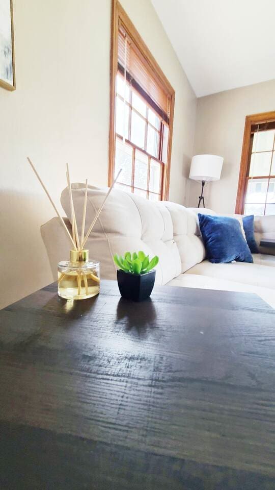 Stylish Table with Accent Details.