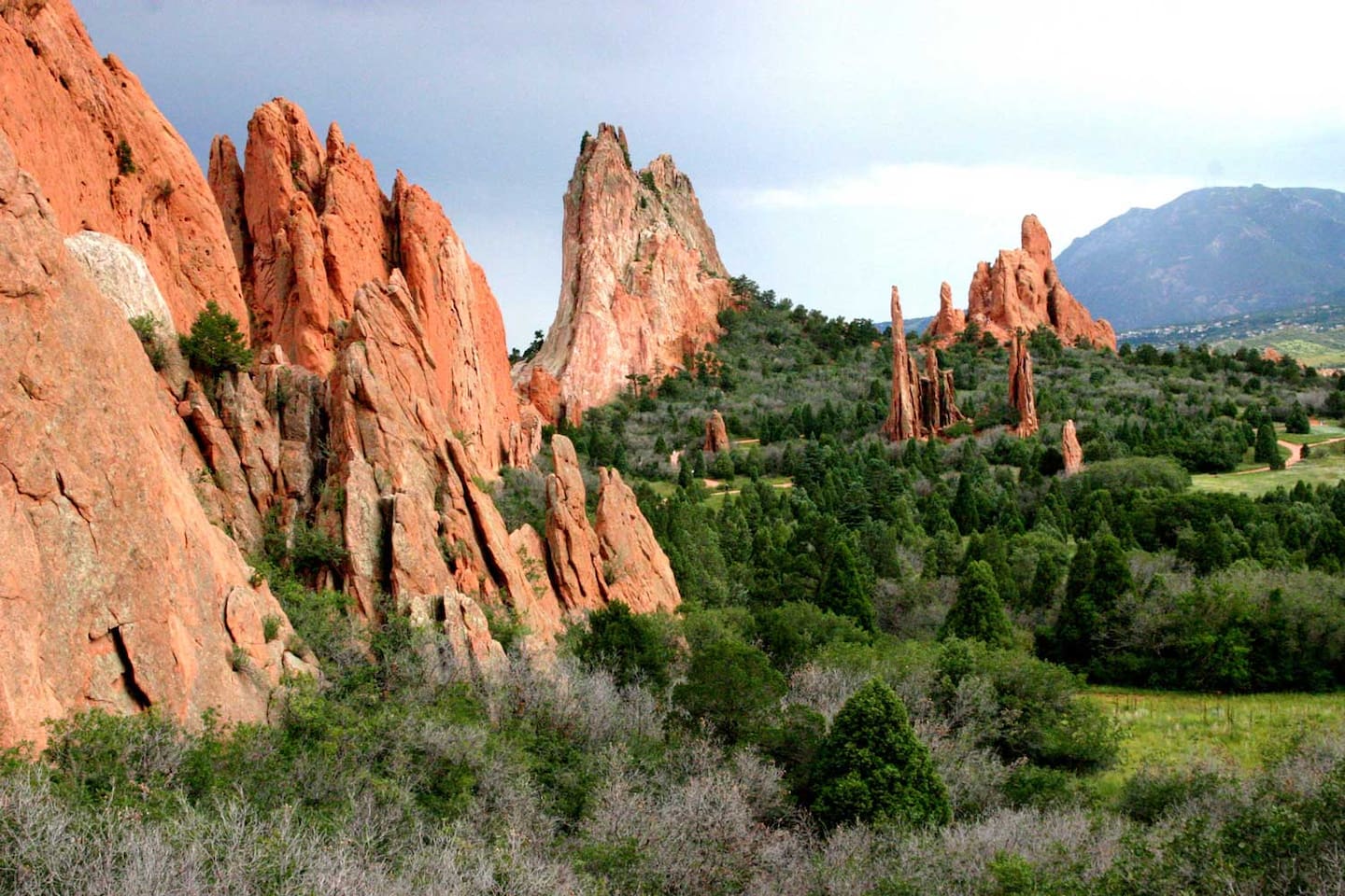The Garden of the Gods in Colorado Springs