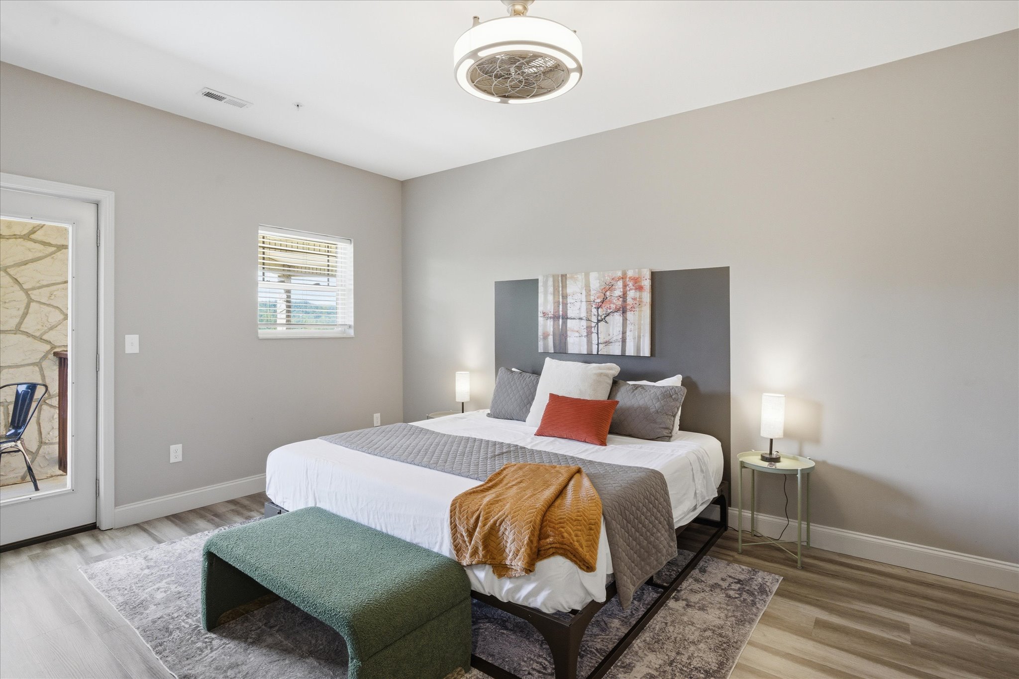 Designed to feel effortless—comfortable bed, uncluttered layout, and a calm flow that makes it easy to unwind and stay awhile.