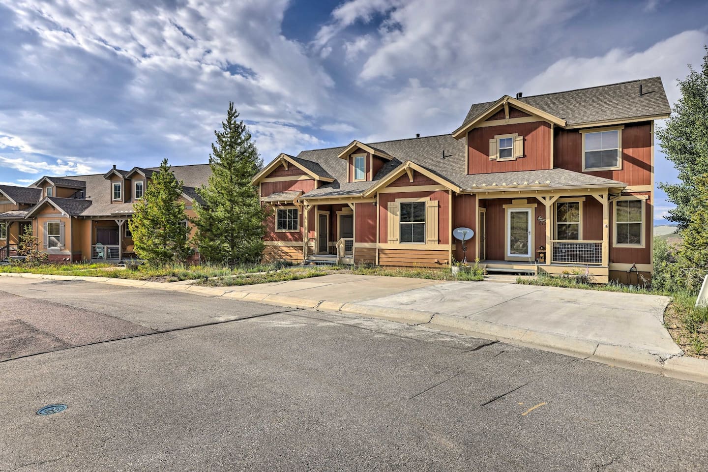 Front Exterior - Unit is the left side of the duplex