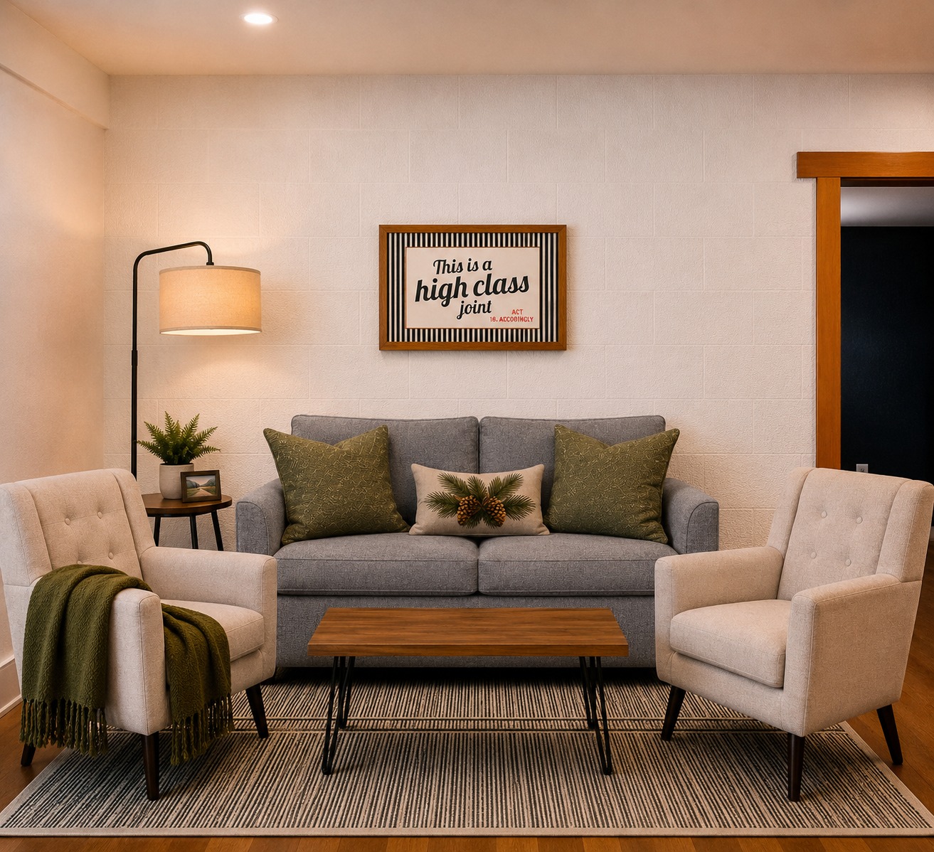 Living area rendering