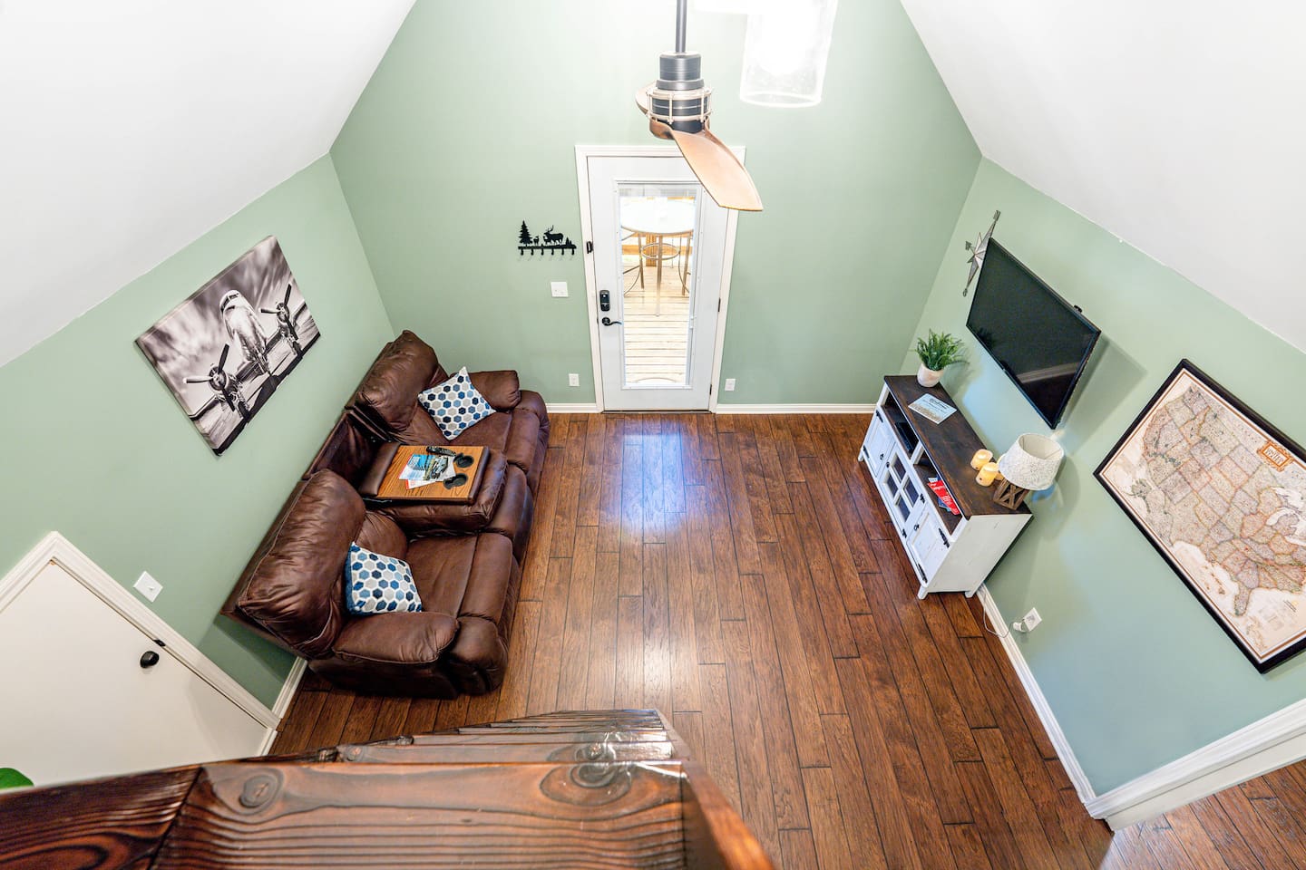 Living room- Aviation-travel theme. 