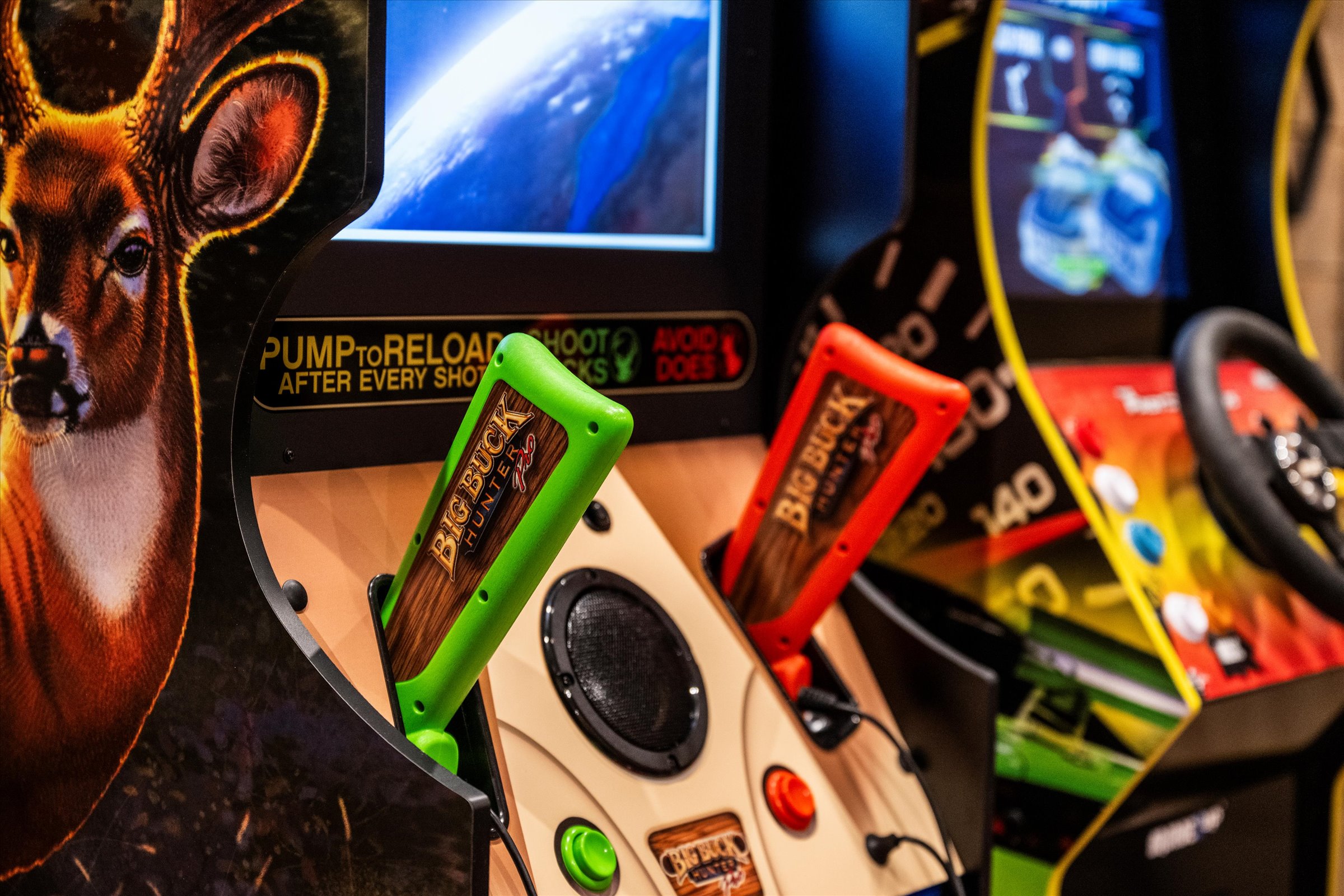 Forget screen time—this is scream time. Grab a buddy, pick your game (shooter or racer?), and let the winner take the glory (and the best bunk). Bonus: No quarters required.