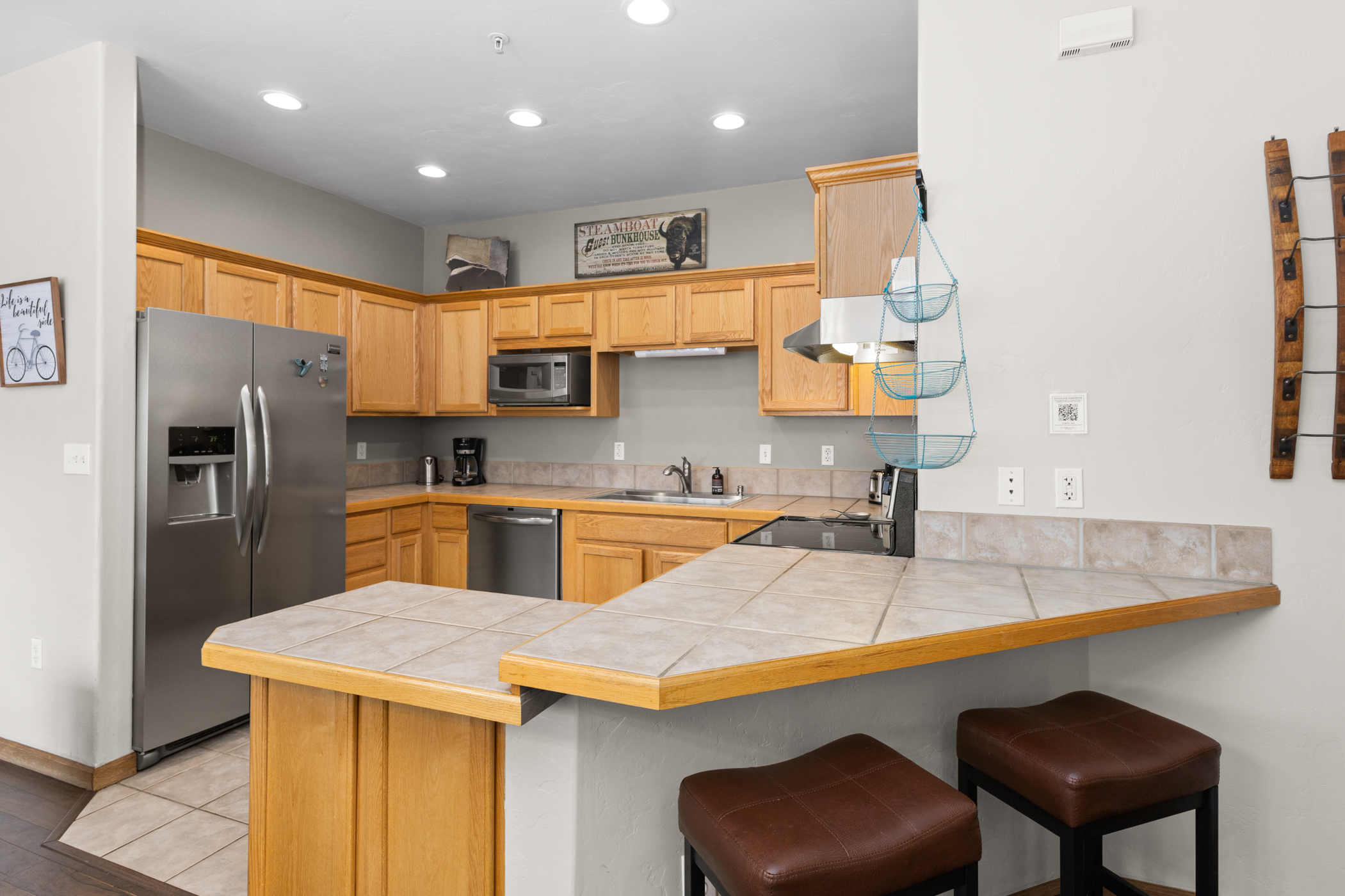 Bar Seating for Additional Dining Capacity