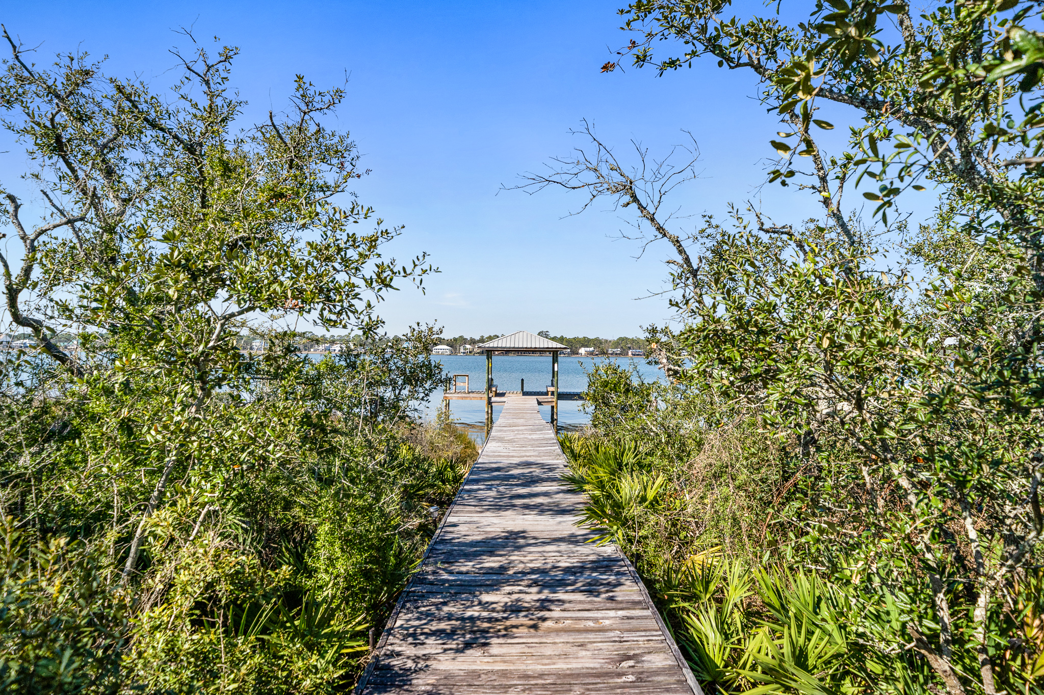 Pier on the lagoon