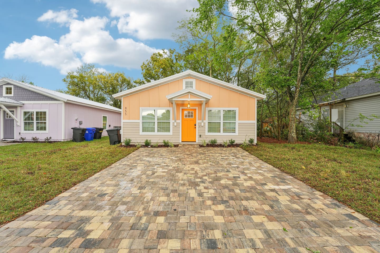 Welcome to the Citrus House (Orange exterior) - The 6th and final new construction house on this road available to rent as 1 OR multiple units.