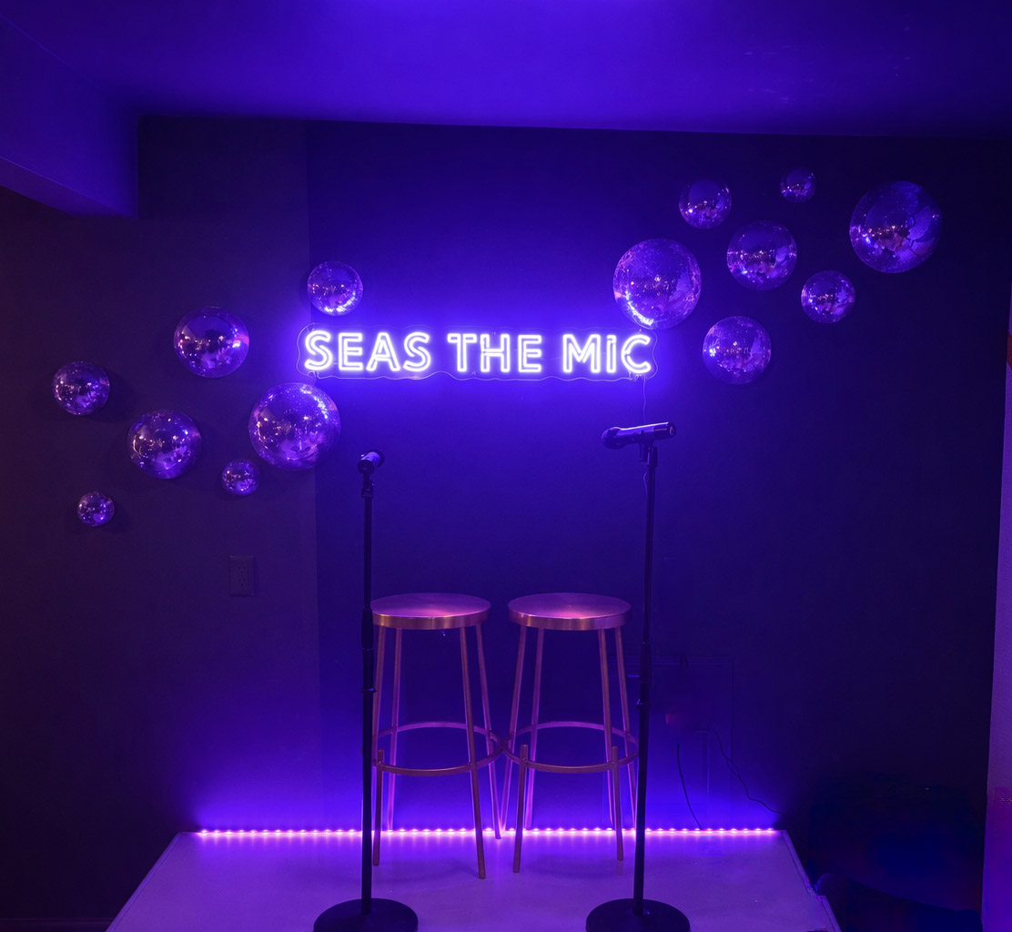 What's a vacation without a karaoke sing off?