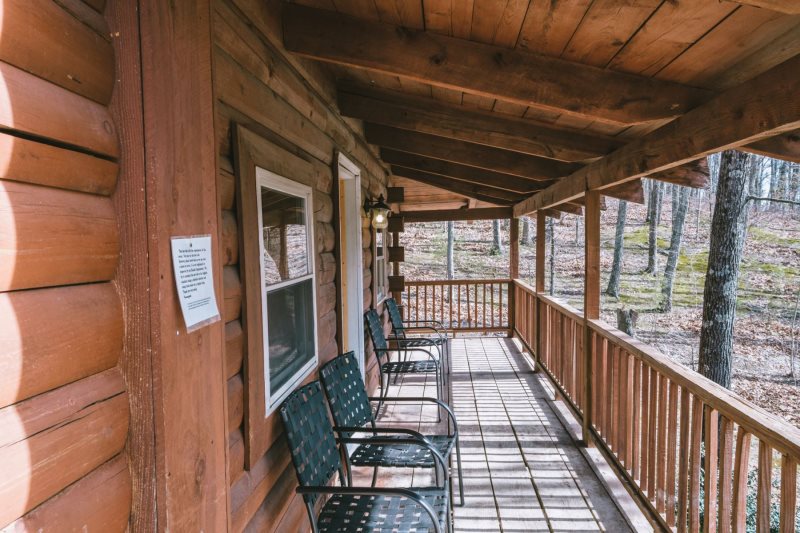 Wrap-around porch