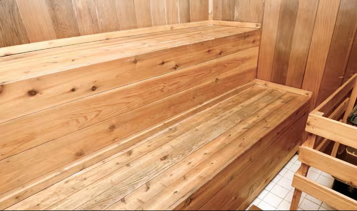 Relax in the sauna located in the resort
