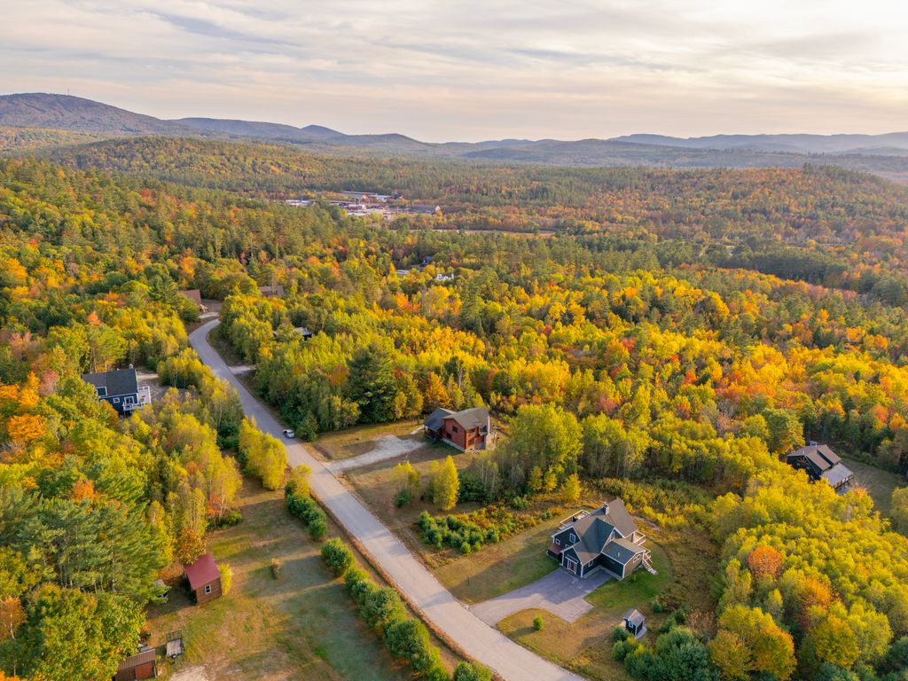 "See the full beauty of your Bethel mountain retreat from above.