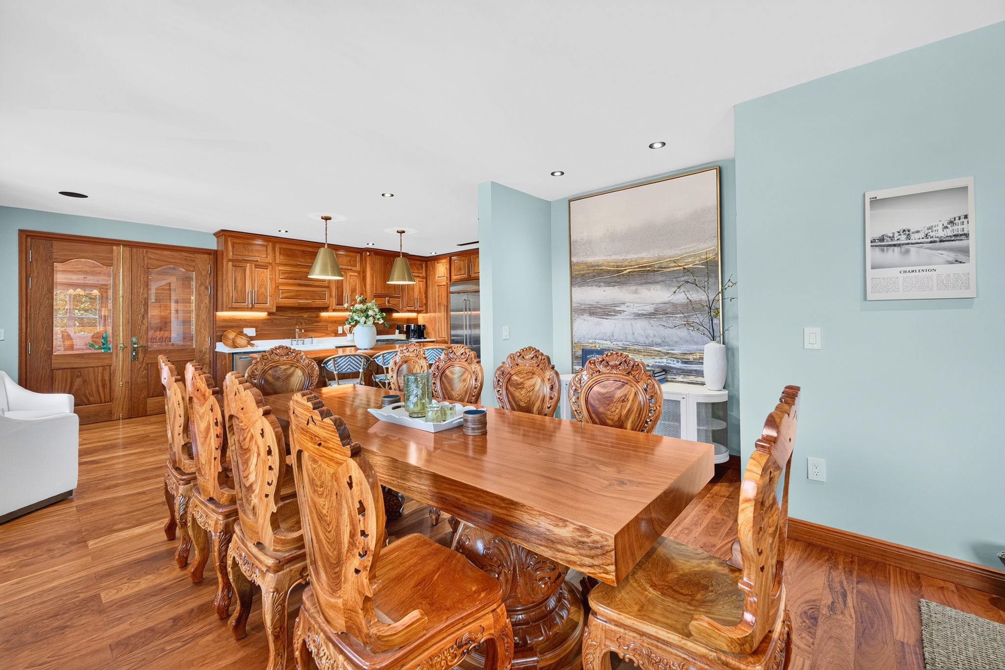 2nd Floor Dining | Rosewood Retreat | 2605 Palm Blvd, Isle of Palms, SC | IOP Escapes