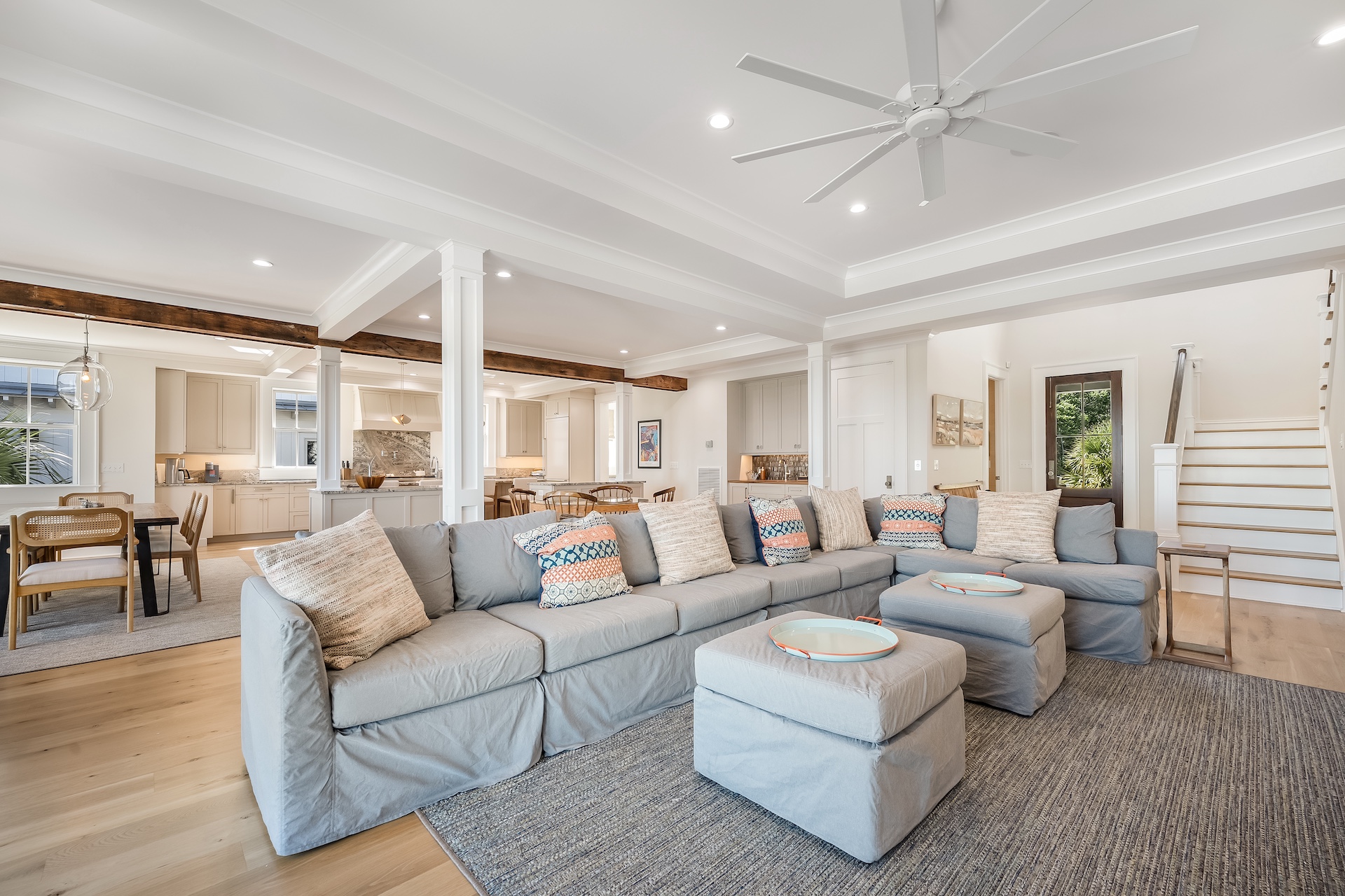 Living Room | Beach Shelter | 3708 Palm Blvd | Isle of Palms, SC | IOP Escapes