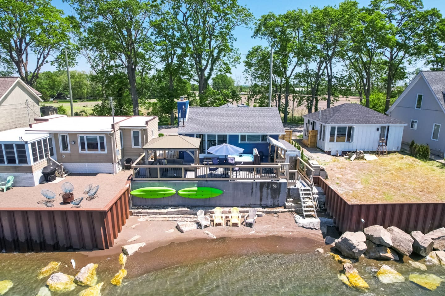 Aerial View of Backyard