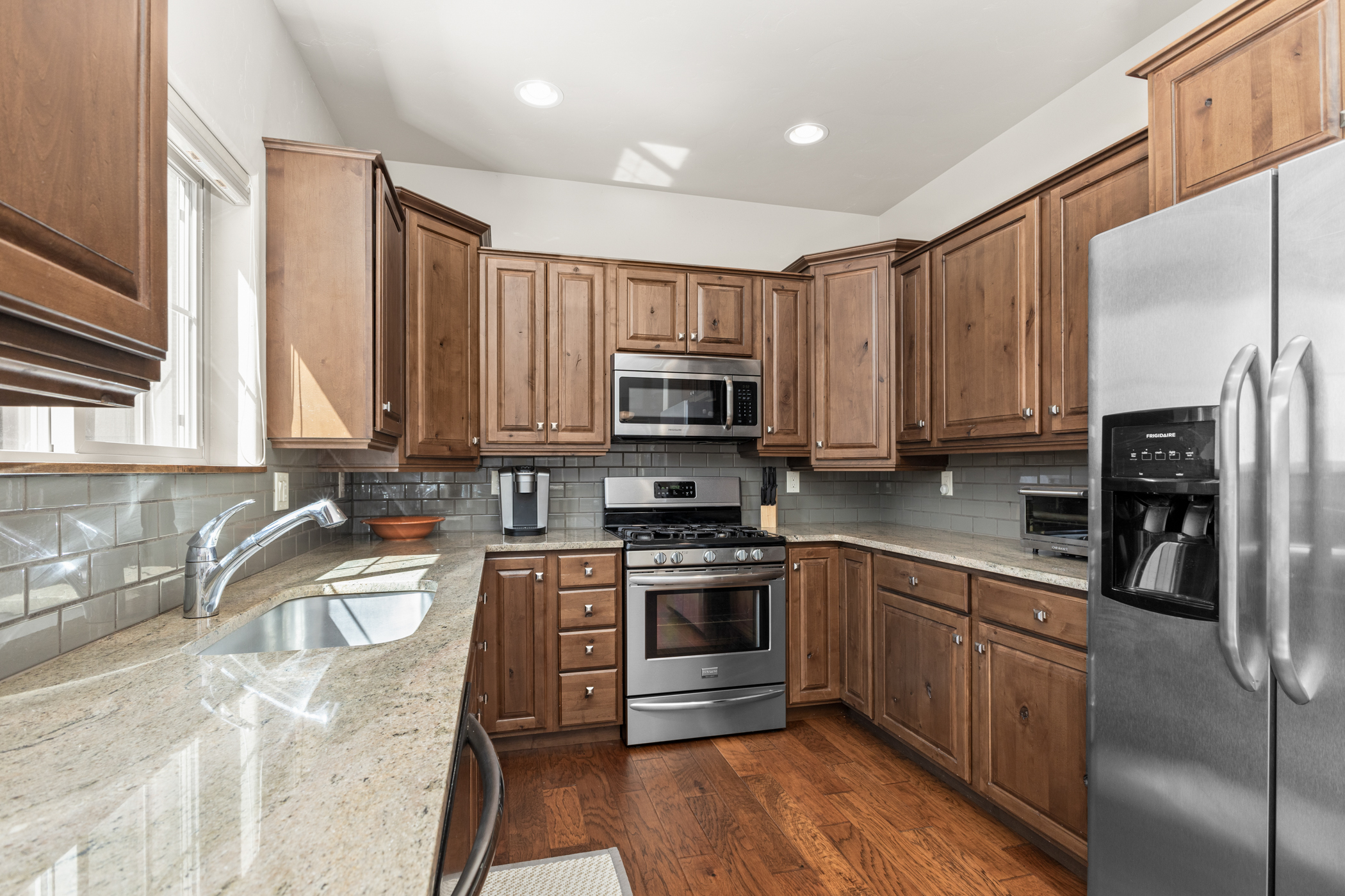 Kitchen with Gas Stovetop