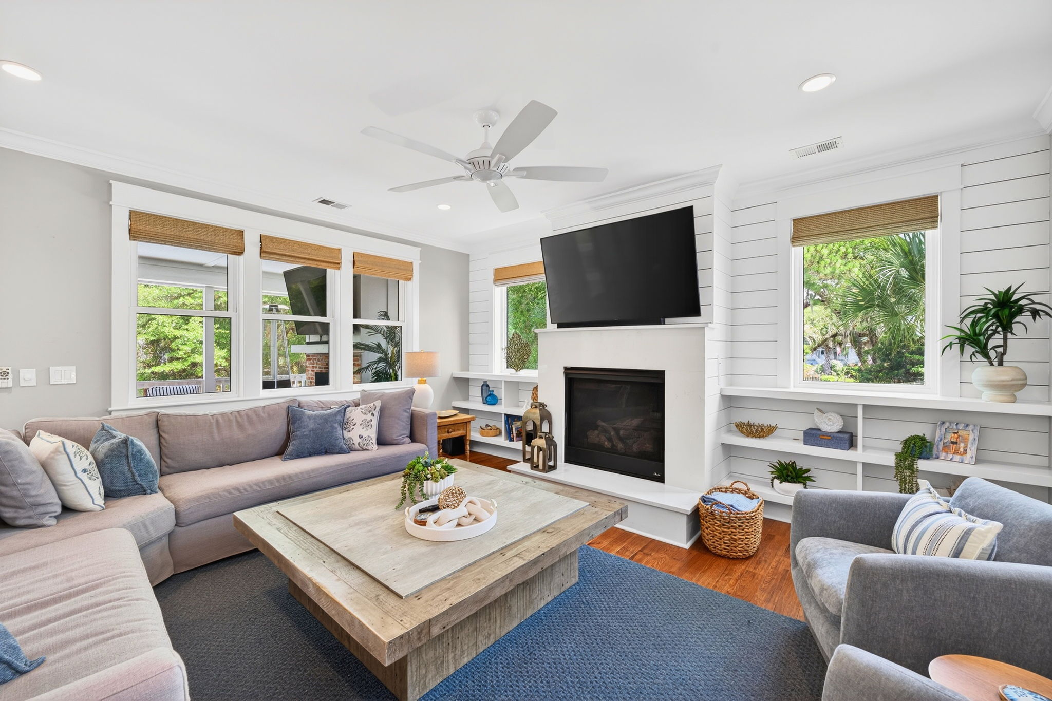 Living Room | Driftwood Dreams | 105 Forest Trail | Isle of Palms, SC | IOP Escapes