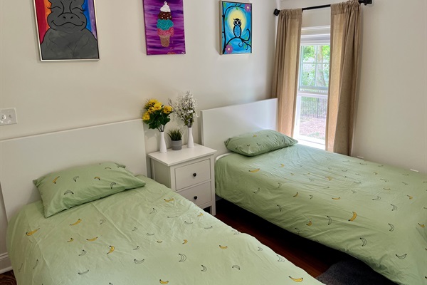 1st Guest House: Bedroom #5 - 2 Twin Beds