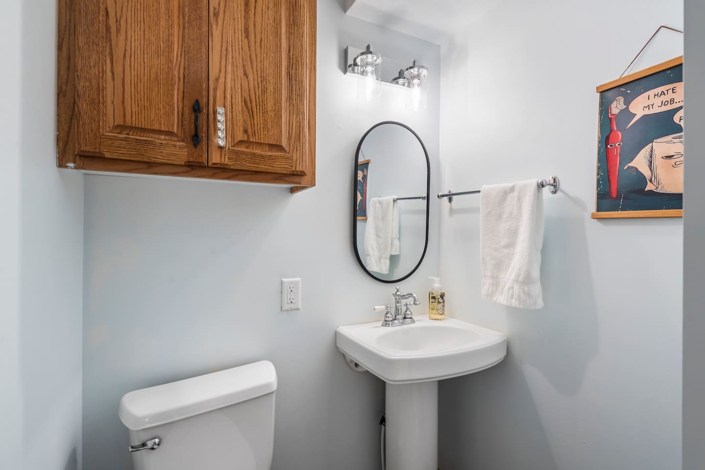 Downstairs half bath