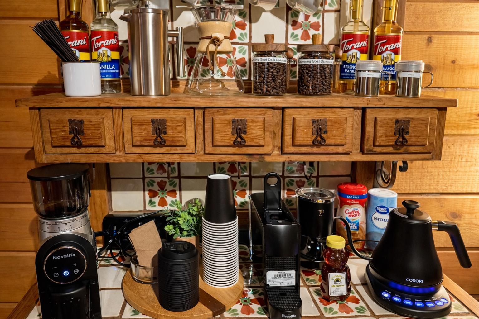 Start the day slowly — fresh coffee, no alarms, nowhere you need to be