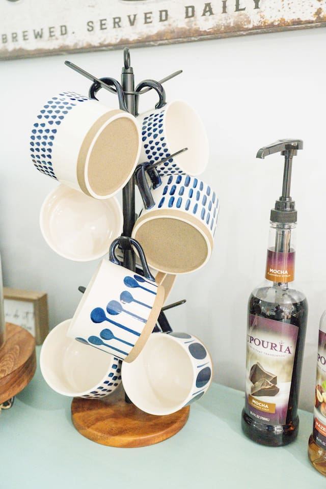 Our fully stocked coffee bar can definitely put a pep in your step!