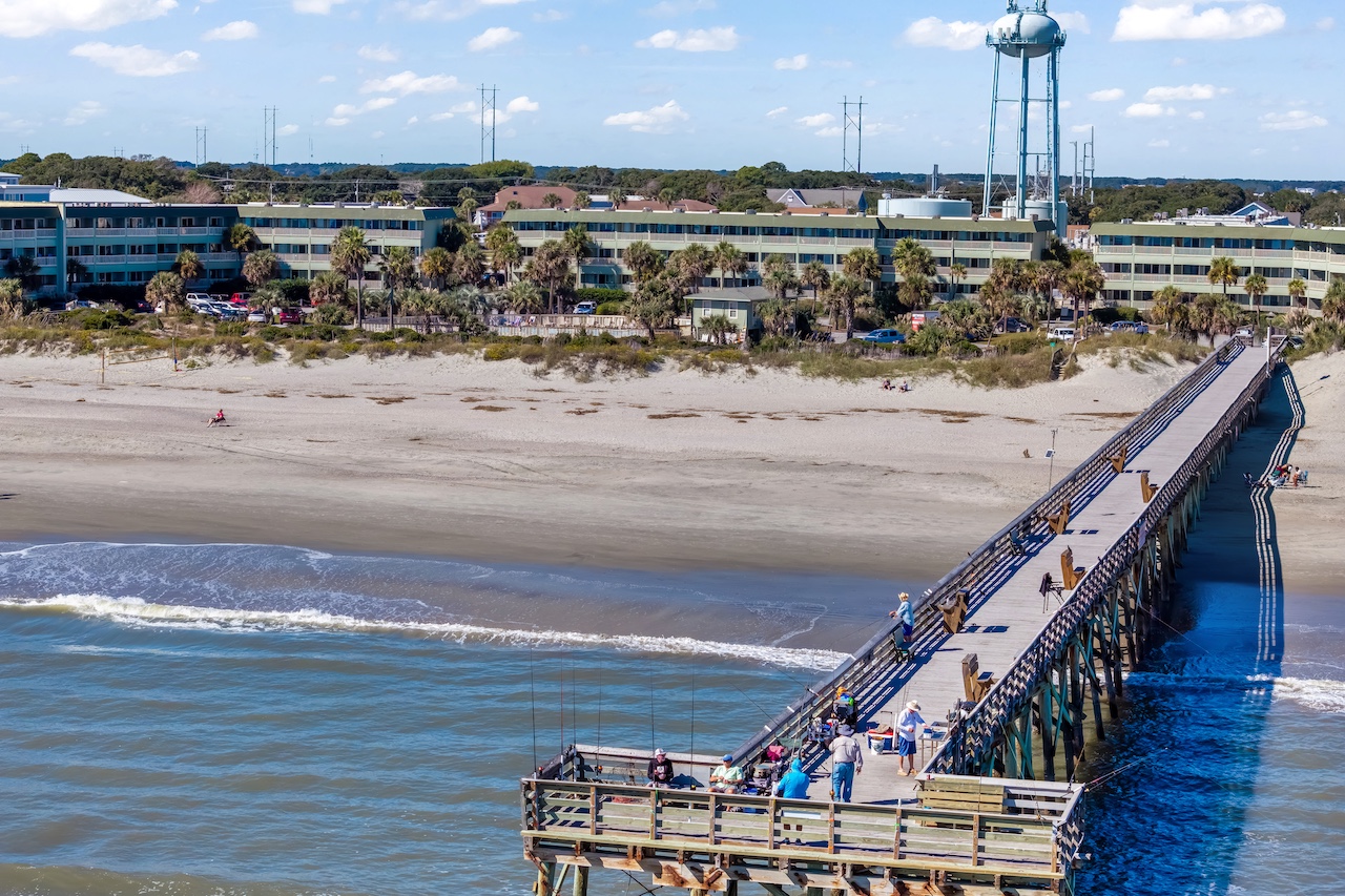 private pier for sea cabins | Susu's Sea Cabin | 238C 1300 Ocean Blvd | Isle of Palms, SC | IOP Escapes