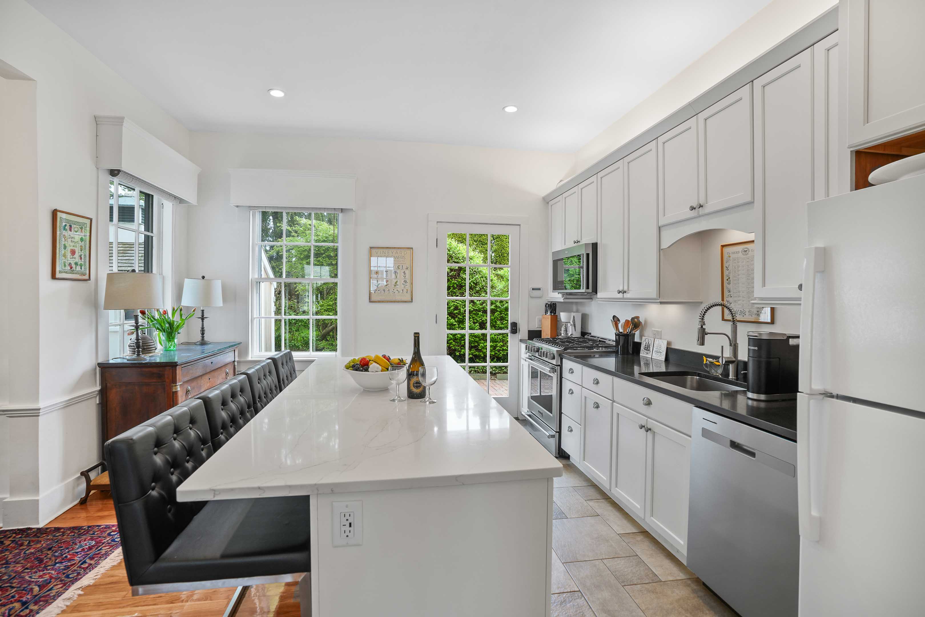 West Wing Kitchen with island