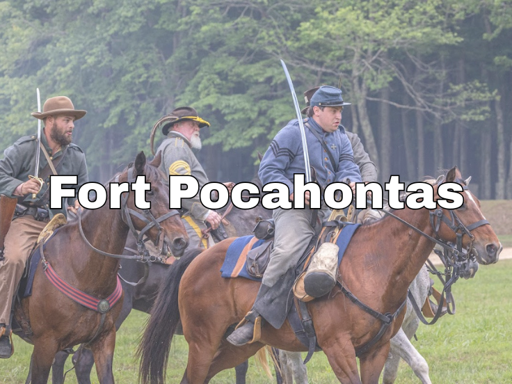 Historical Adventure: Experience thrilling reenactments at nearby Fort Pocahontas!