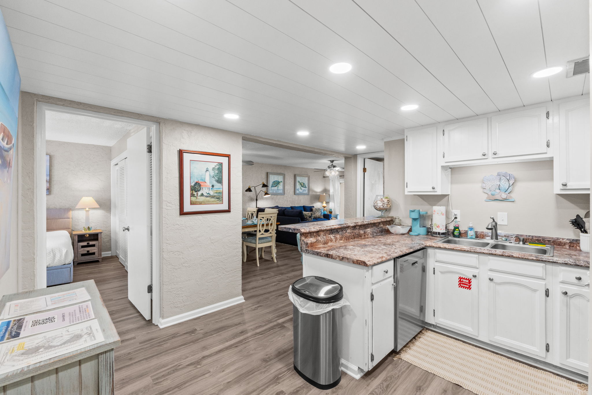 Kitchen with New Stainless Steel Appliances