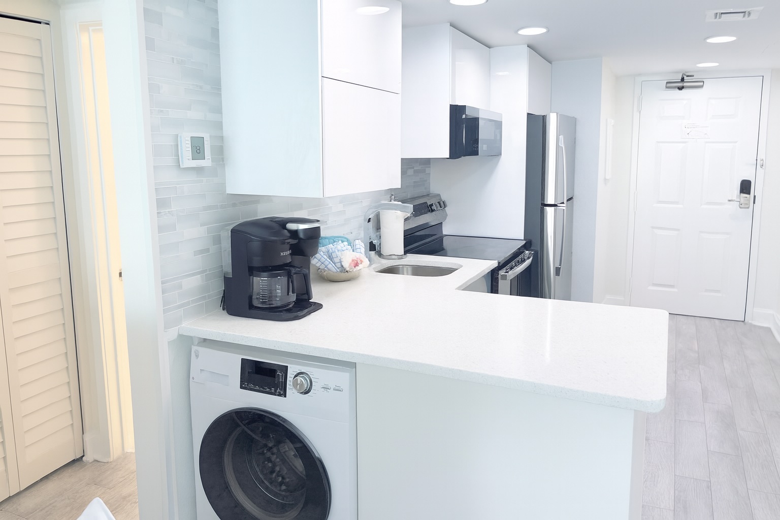 Laundry and Kitchen