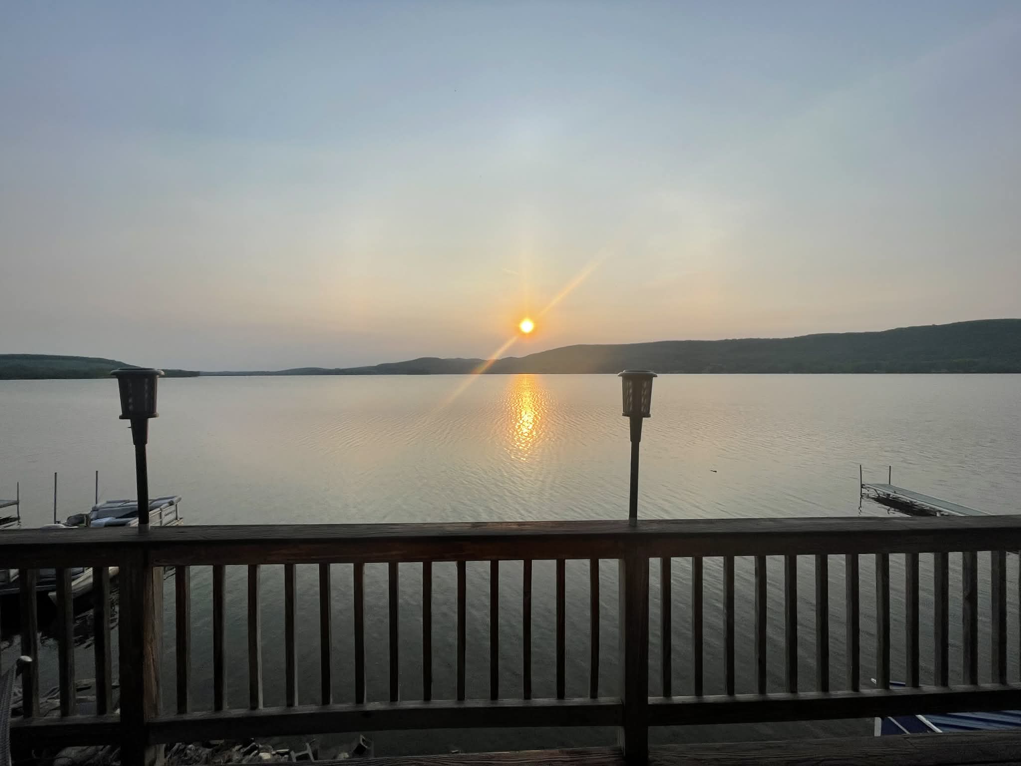 Sunrise on Canadarago Lake