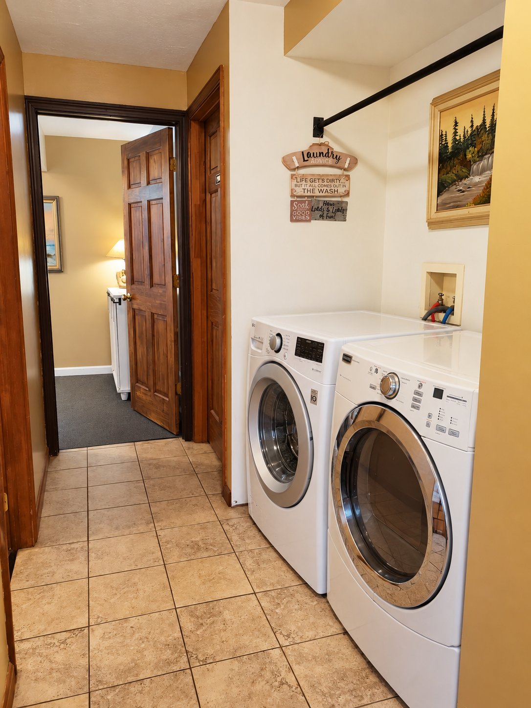 Laundry area