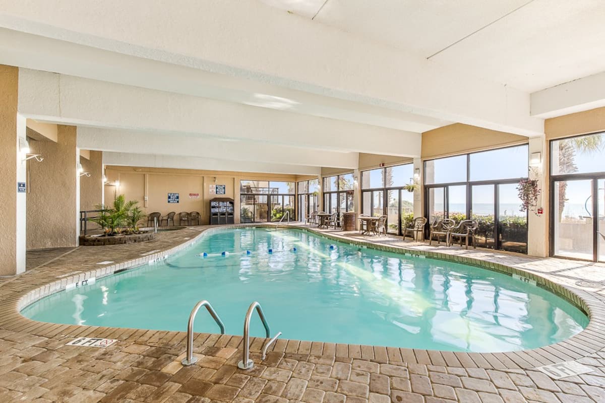 Bright, clean indoor pool perfect for any weather
