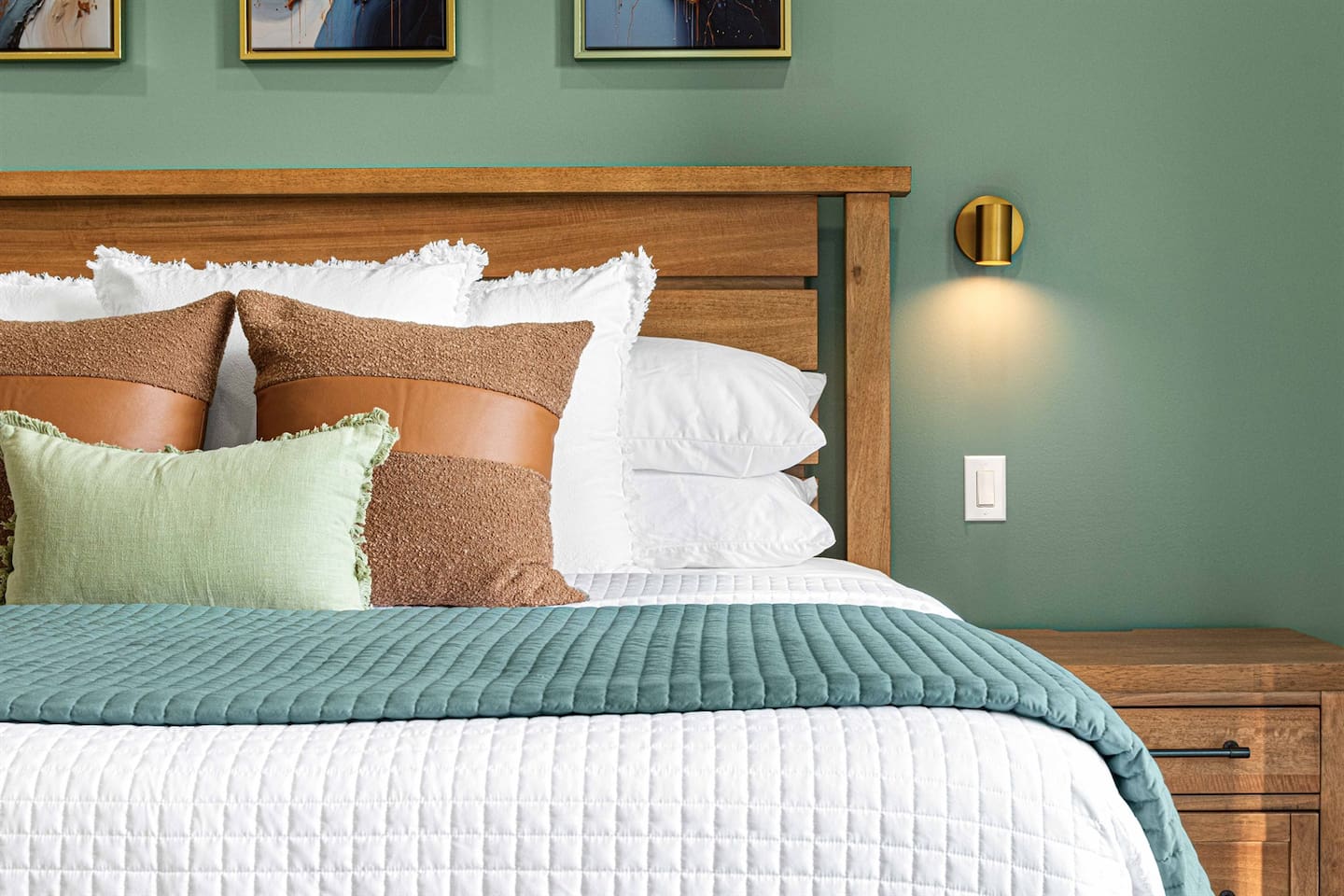 A room that feels like a deep breath — grounded, calm, and welcoming.