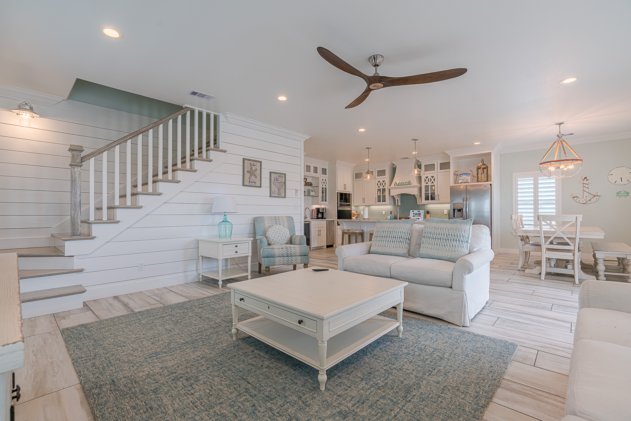 Open floor plan for entertaining