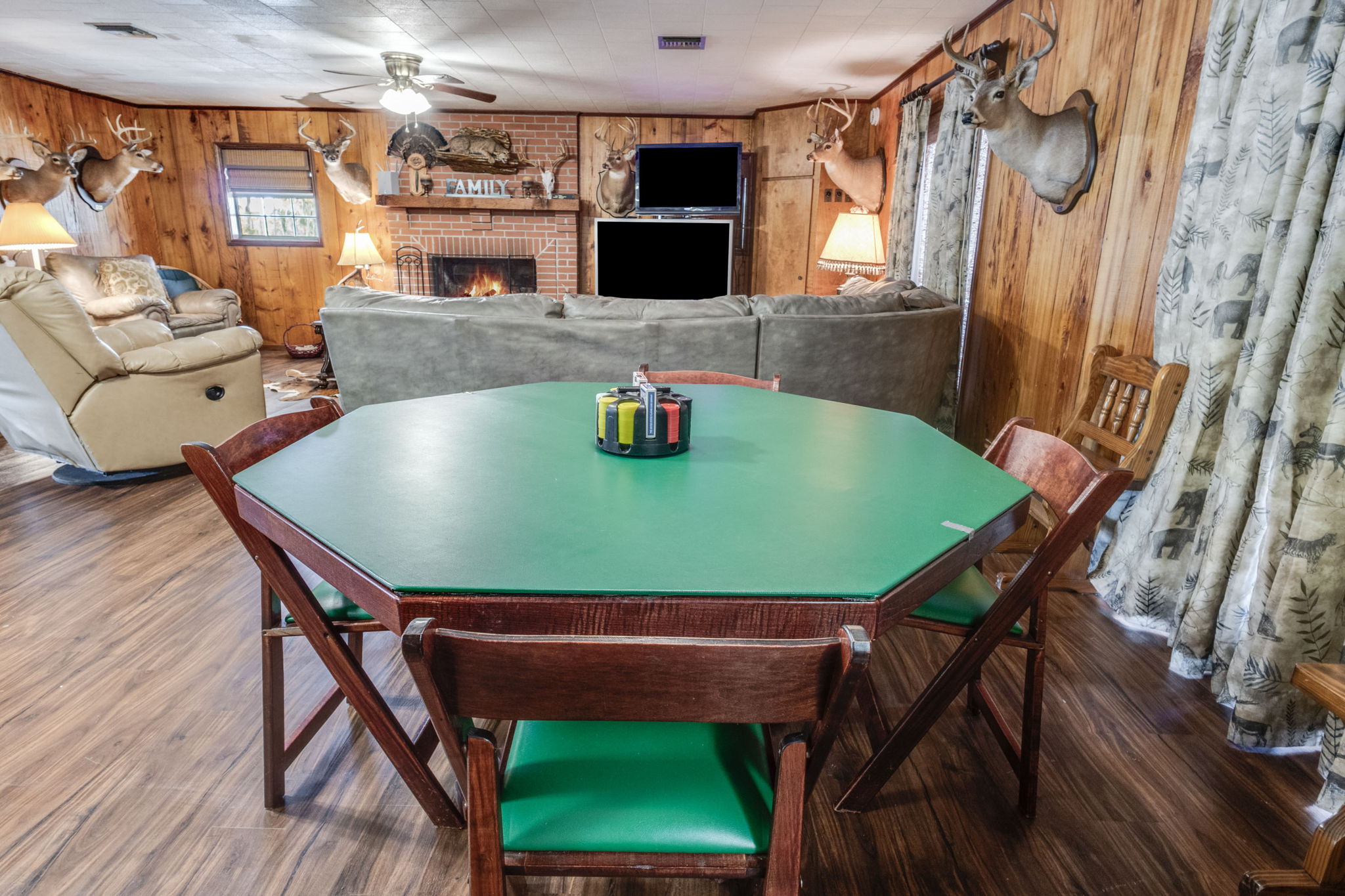 Poker Table w/ Cards